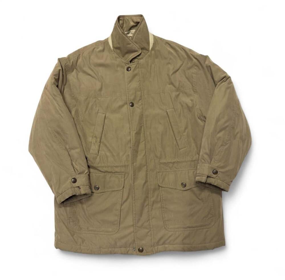 Members Only Field Jacket Size XL Tan Quilted Winter Coat